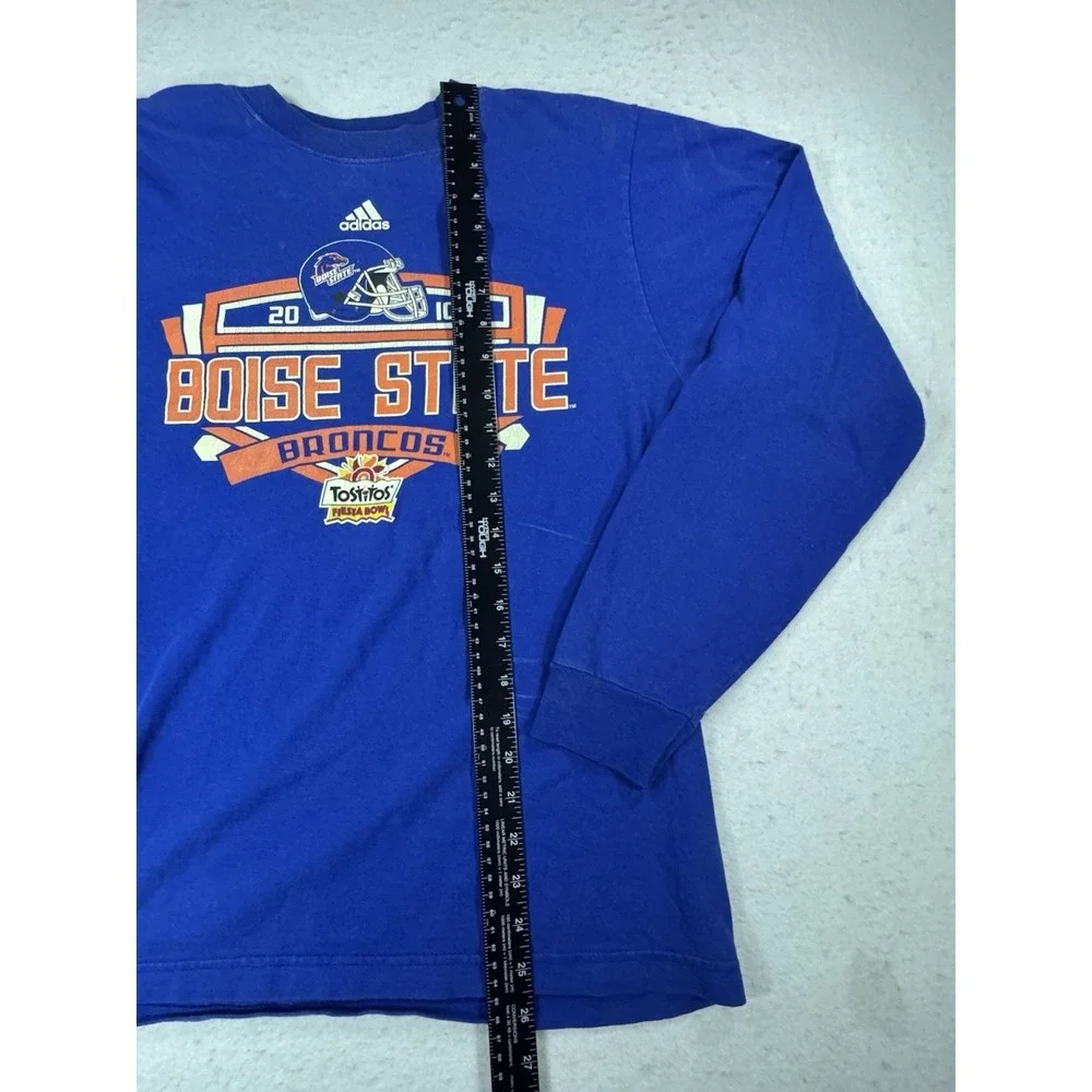 Boise State Broncos 2009-2010 Fiesta Bowl Perfect Season Adidas Long Sleeve S